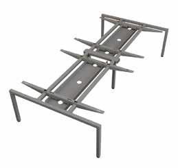 IT BENCH SYSTEMS Single Bench Starter PHONE 020 824 2162 The Giorgian single bench range comes in 2 depths with a straight goalpost leg frame. CODE SIZE IN MM PRICE 18BS612 00W x 600D x 740H 217.