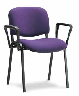HALL CHAIRS Cubic Chair PHONE 020 824 2162 The Cubic is a sturdy, multi-purpose chair available in 3 colour options with either a Black steel or Chrome frame.