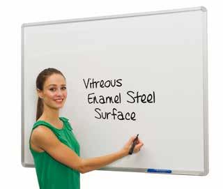 FAX 020 824 762 2 WHITEBOARDS Premium VES Magnetic Whiteboards Our Premium vitreous enamel steel plain whiteboards offer the ultimate dry wipe surface.