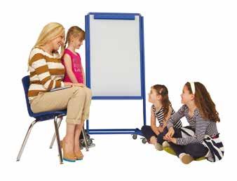 60 Frame options: Red Blue Mobile Magnetic Junior Easel This adjustable easel comes with 2 locking castors for safety and the board can be height adjusted.