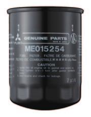 FUSO Genuine Fuel Filter FUSO Genuine Fuel Filters clean unfiltered fuel before it enters the fuel supply system by trapping impurities such as paint chips, dirt and rust particles caused by moisture