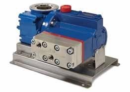 Hydra-Cell P Series Flow Capacities and Pressure Ratings P3 L/hr Maximum Flow at Designated Pressure P4 L/hr Maximum Flow at Designated Pressure Metallic Pump Heads Only Gear- (l/hr) Pump box Motor 7