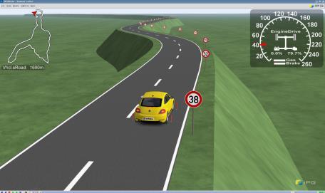 Real Driving Simulation Traffic Three different