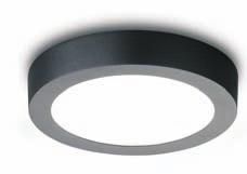 1200lm / IP40 / class II / painted black Applied for balcony and room LBL202-BK SMD