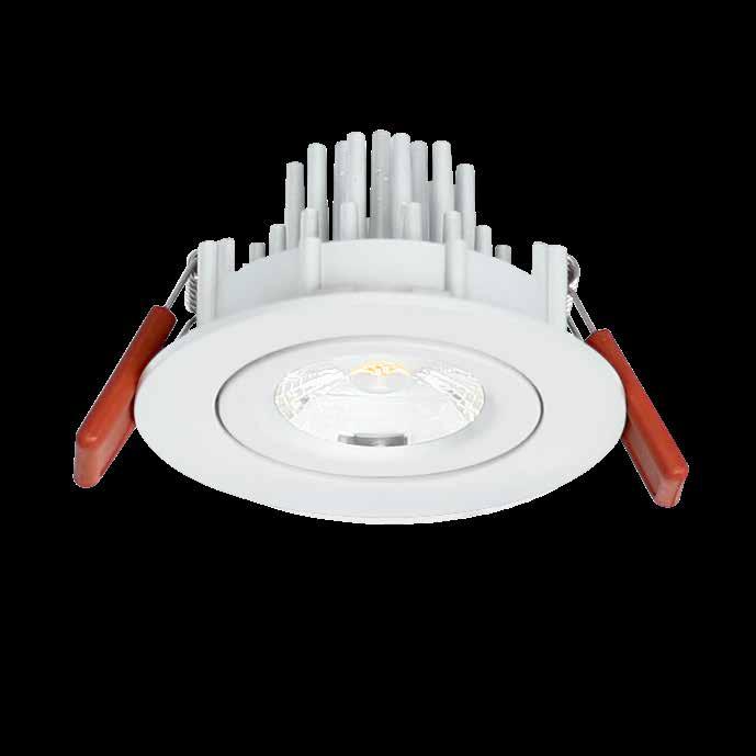 30 30 DIMMABLE RECESSED DIMMABLE RECESSED HL12LED-NF Compact dimmable LED gimbal downlight with narrow fl ange. HL12LED-WF Compact dimmable LED gimbal downlight with wide fl ange.