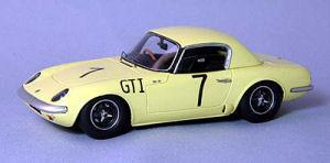 At least one of them. 1966 Lotus Elan 26R announced by Ebbro. Made from resin, scale 1/43.
