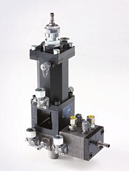 lance with customized nozzle design for each application Patented hydraulically operated spray mixing head with up to four components Excellent high-pressure