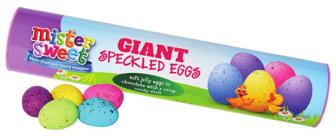 50 Giant Speckled Eggs Tube 115g Code: MR20