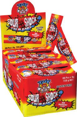 Sour Shock Chew Bar Strawberry GF Units per