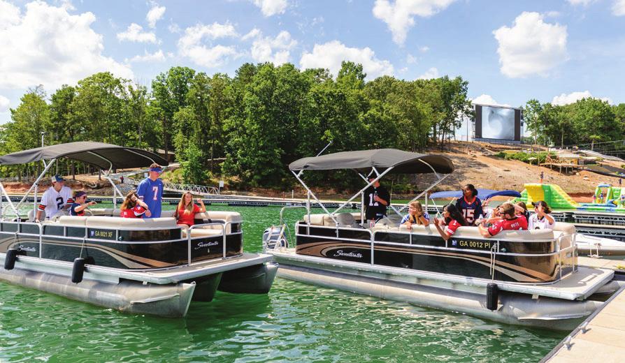 Be your own captain! The best way to explore Lake Lanier s 38,000 acres is aboard one of our fleet of boats for rent.