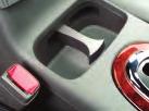 (Washer): Push the paddle on top of the multifunction lever to spray washer fluid on the windshield.