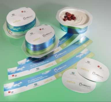 Ice cream containers Injection-molded container with In-mold label (IML) Can be used on conventional injection