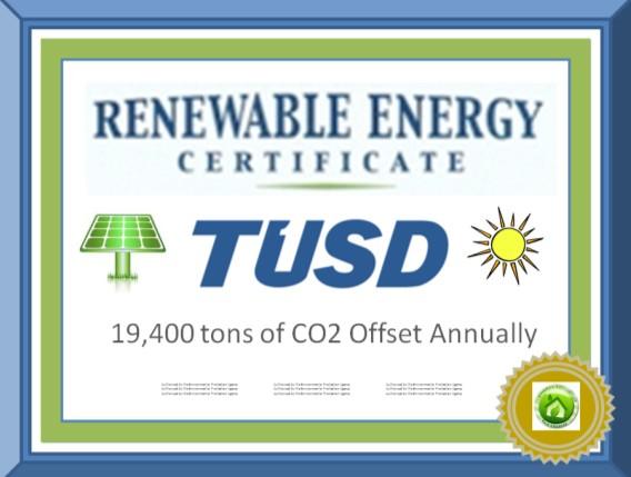 This is quite rare, as most projects sell their environmental credits to the local utility in exchange for an incentive.