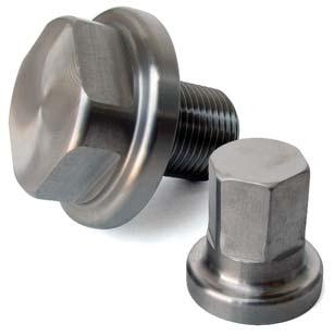 replacement for your current standard pulley nut and crank bolt set. Feautures a built-in washer and measures 24mm long.