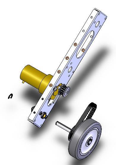 Description 2 Bulkhead-Bearing Assemblies 2 Drive-Wheel-Pulley-Belt Assemblies 2 Motor-Pulley Assemblies 4 #10-32 x 3/8 PH Machine Screws, lock and flat washers.