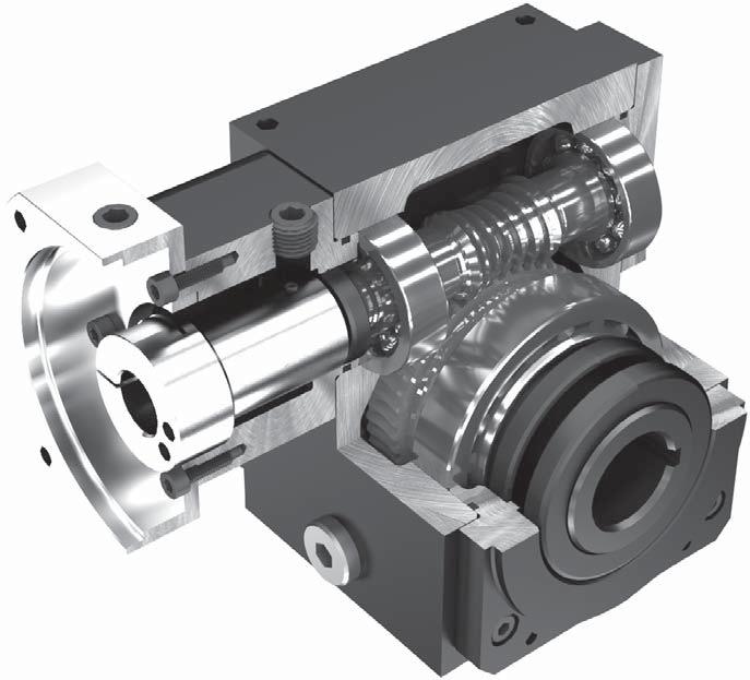 EJP SERIES Right-angle Worm EJP Series Features 5 6 1 2 3 4 1 Globoidal gear set between 3-8 teeth in contact at once, allowing 300% shock load capacity 2 Adapter bushing connection allows simple