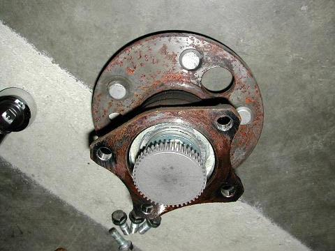 installed (old brake