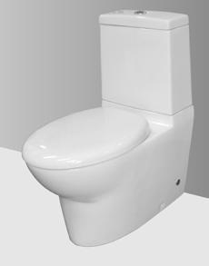 geometric design Soft close, quick release seat Universal installation* Hygiene Glaze Optional vandal resistant lid kit available Proteus MKIII C6913-6013A
