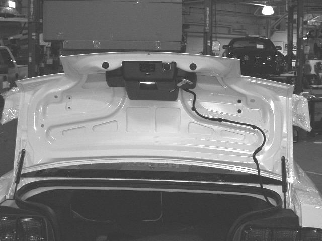 2. Pre-Installation 1. Wear eye protection 2. Clean Rear hatch and quarter panel thoroughly before using drill template. 3. Vehicle Preparation 1.