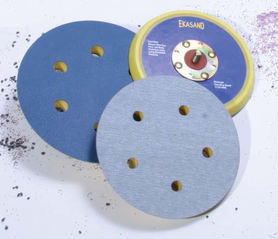 DISCS Pads EKASAND Backup Pads Backup pads are used to mount abrasive discs on power tools. The typically are used for resin fiber sanding discs, hook & loop discs, PSA discs, and SCD discs.