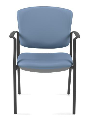 Frolick, Splash & Curtsy Multipurpose seating for healthcare environments. GC3001 Frolick Four Legged Stacking Armchair. Rectangular shaped back. GC3011 Splash Four Legged Stacking Armchair.