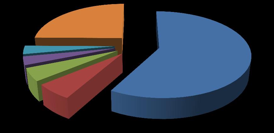 line. The Other category indicates all other observed materials, which individually accounted for less than 2.6% of the observations and a table can be found in Appendix 11.