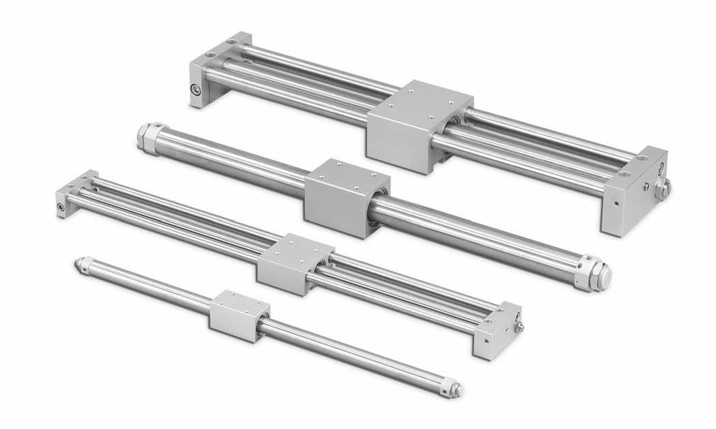 Magnetically Coupled Rodless Air Cylinders Contents Basic Version Features... 15 Ordering Information... 151 Specifications... 152 Technical Data... 153 Dimensions... 154 Mountings.