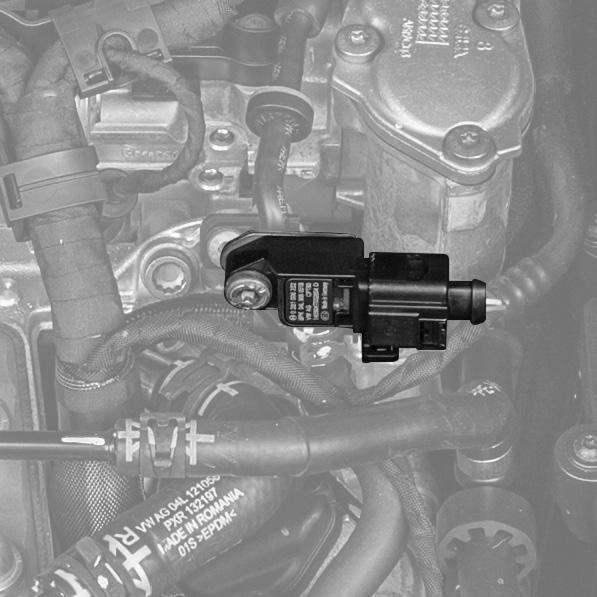 3 Installation Step 4 of 7 Connection to turbo boost pressure sensor 1 Turbo boost pressure sensor Once the