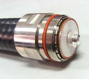 cylindrique Screw inner conductor into the cable Visser