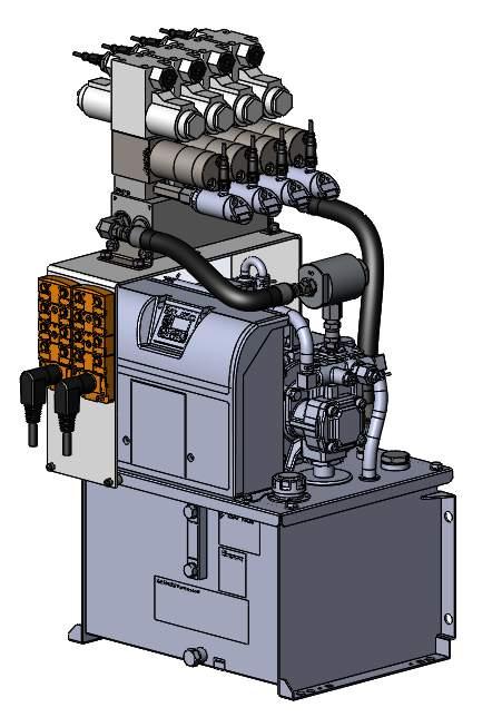 ClampMAX 7 ACU-A-5-D-1-B-2-A-1-AWM Description Quantity Eco-Rich #40 Series Hydraulic Unit Kit 1 Manifold Bracket 1 D03 Parallel 4 Sta.