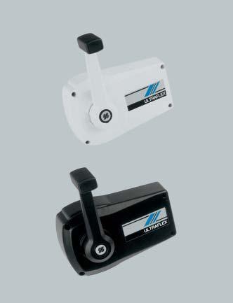 B89 SINGLE LEVER SIDE MOUNT CONTROLS 23 Single lever / dual action control to operate both throttle and shift.