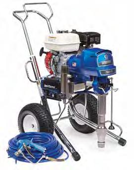 Configured with direct immersion pumps, oversized hoses, and guns with huge fluid passages, these sprayers are designed to deliver maximum flow and
