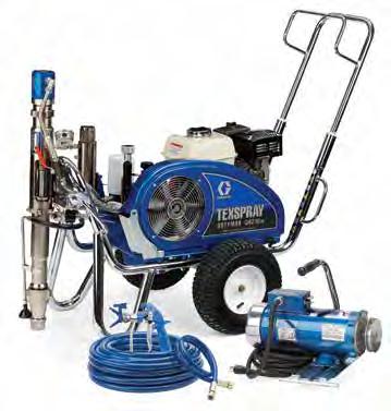 TexSpray DutyMax Airless Sprayers Hard workers for the heaviest applications When you need to spray the heaviest materials, turn to the TexSpray DutyMax line of hydraulic gas airless sprayers.