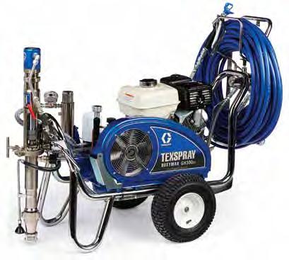 Whether you need to spray skim coat in a Level 5 finish, fire stop, intumescent, elastomeric, or any other high viscosity coatings, the TexSpray DutyMax GH sprayers have you covered.