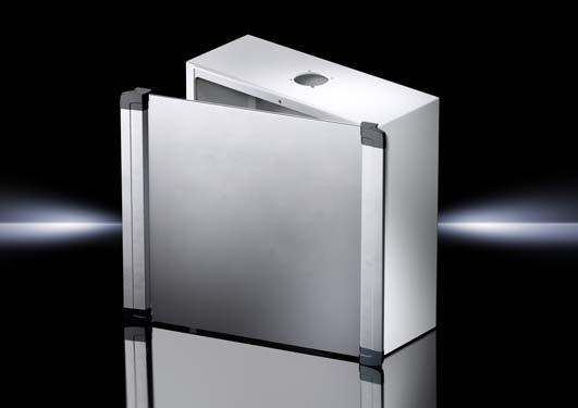 access from the front: Aluminium front panel on the door with maximum cut-out for