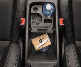 JUMBO BOX Featuring reversible cup holders, the Jumbo Box will also store your gadgets, house keys