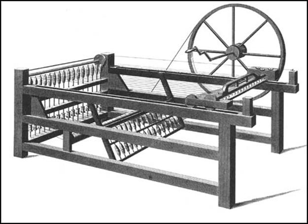 Around 1764, James Hargreaves invented the spinning jenny ( jenny is an abbreviation for