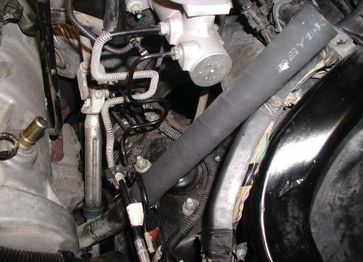 Getting Started 27 Cut the factory coolant return hose 2-3 behind the fitting, install the supplied coupler and