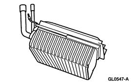 Refrigerant Lines The condenser to evaporator tube (19835) contains the high pressure liquid refrigerant upstream of the evaporator core orifice.