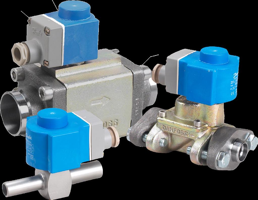 Data sheet Electric expansion valves Types AKVA 10, 15 & 20 AKVA are electric expansion valves designed for ammonia refrigerating plant.