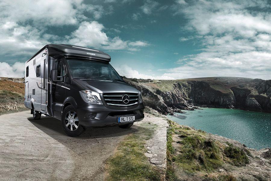 The special model of the HYMER ML-T 60 Edition has an impressive new exterior design: stylish Metallic