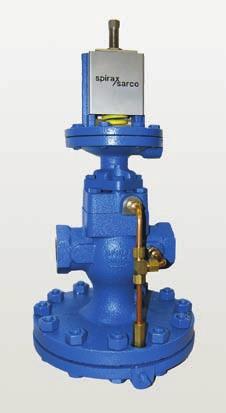 Pressure reducing valves Pilot Operated 25 Series The Spirax Sarco 25-Series regulators are a versatile family of self-acting pressure regulators with control pilots and interchangeable main valves