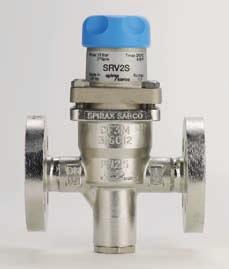 Compact - Stainless Steel SRV2S The SRV2S is an all stainless steel version of the BRV2S - a compact, direct-acting pressure reducing valve designed for use with steam, compressed air and other gases.