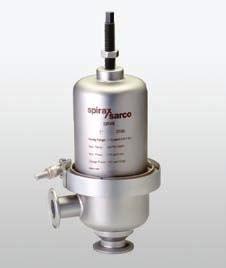 SRV6 Sanitary Pressure Regulator The SRVs The SRV6 is an angle-pattern, sanitary pressure regulator with polished 316/316L stainless steel construction for use on steam, process liquids and gases.