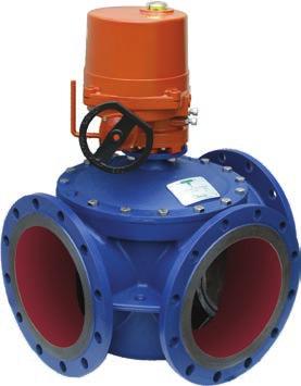 The valve body is made of nodular cast iron EN- GJS-400-15 with flanges drilled according to EN 1092-2 or ANSI B16.5 Class 150. The connection thread for the actuator is G1B ISO 228.