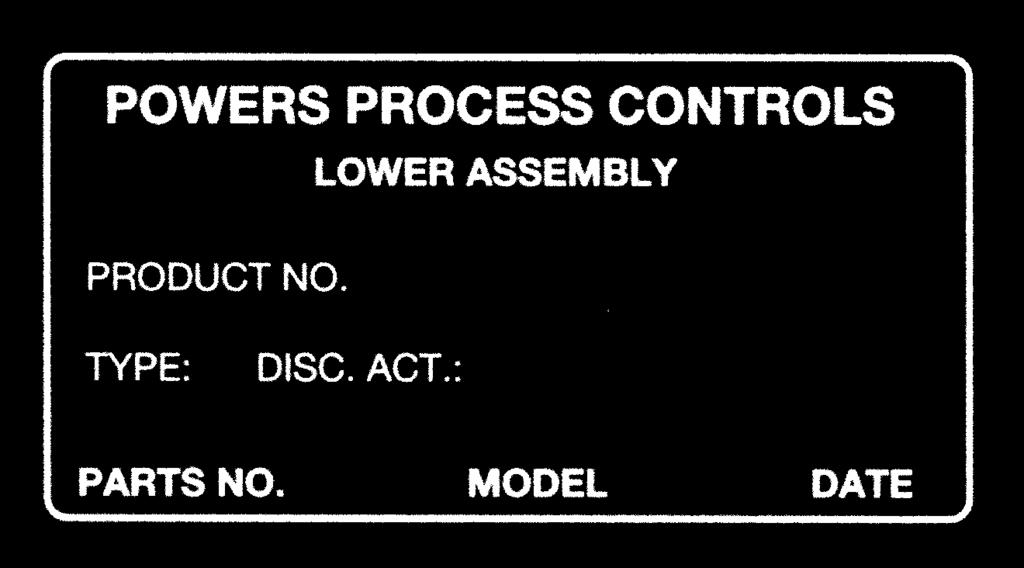 PRODUCT LABEL Correct: Bulb in flow of medium Incorrect: Bulb not in flow of medium label, look for a white label on the inside of the thermal system legs (Figure 2A) or the valve body vertical yoke