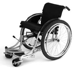 For more information on specifications and fitting of the RoughRider wheelchair see www.whirlwindwheelchair.