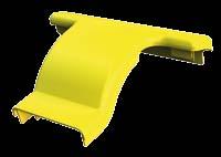 a downward direction) Two joiners required per elbow Color: Yellow SPILLOVER