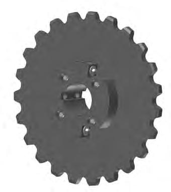 Sprockets Allied-Locke Industries superior non-metallic 715/720 series sprockets are split design for easy installation and removal.