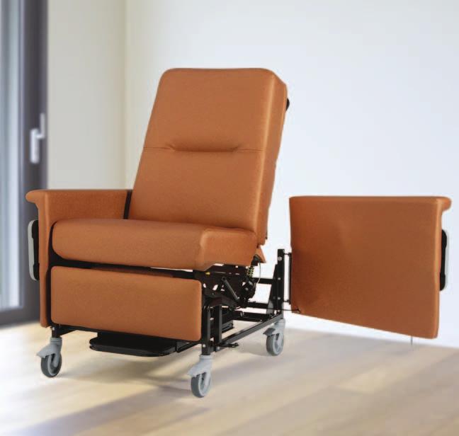 Quality Healthcare Seating Products 86 Series BARIATRIC Recliner/TRANSPORTER RATed up TO 500 lbs.